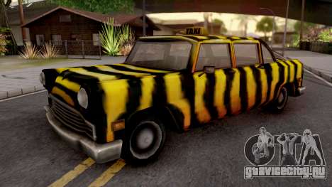 Zebra Cab from GTA VC для GTA San Andreas