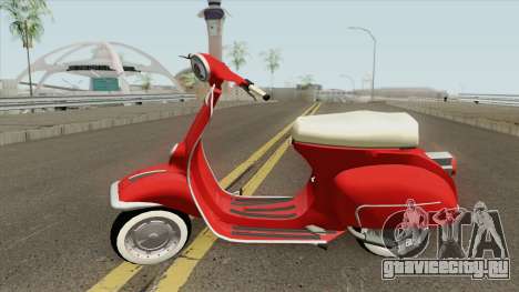 Vespa 150SS Red Style для GTA San Andreas