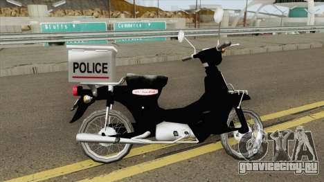 Honda Super Cub Police Version B для GTA San Andreas
