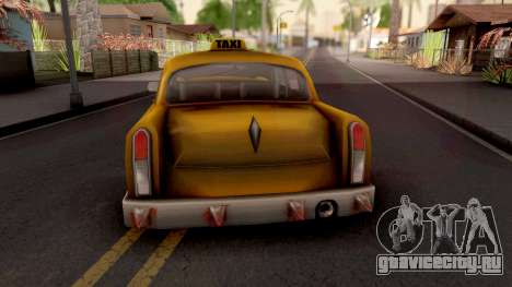 Borgine Cab GTA III Xbox для GTA San Andreas