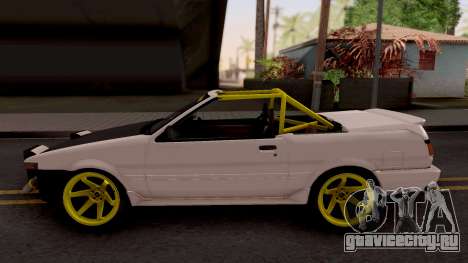 Toyota AE86 Cabrio Drift для GTA San Andreas