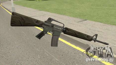 M16A2 Partial Jungle Camo (Stock Mag) для GTA San Andreas