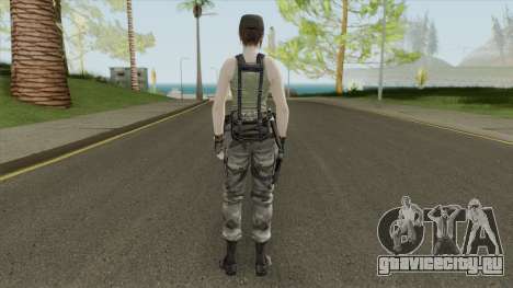 Jill Valentine Army Outfit From Resident Evil для GTA San Andreas