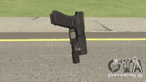 Glock 17 Black With Flashlight для GTA San Andreas