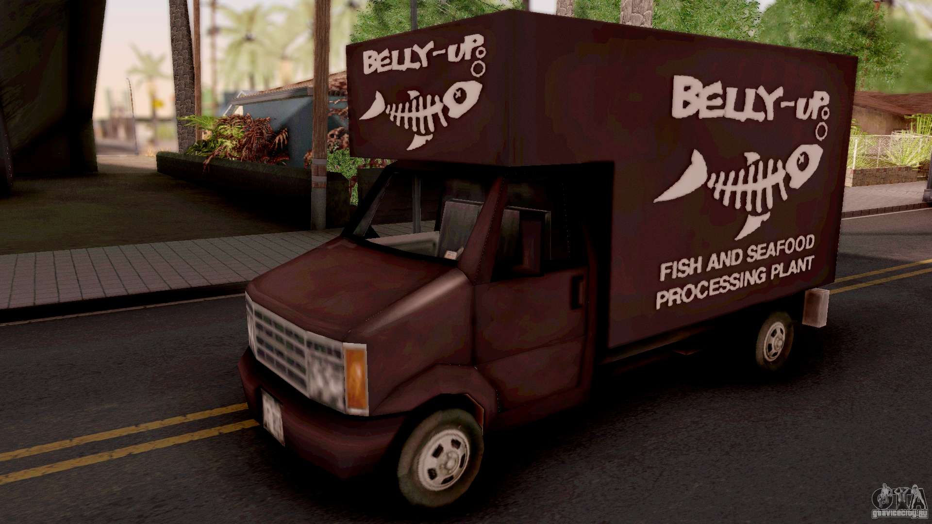 Мод на грузовик Triad Fish Van GTA III для GTA San Andreas. 