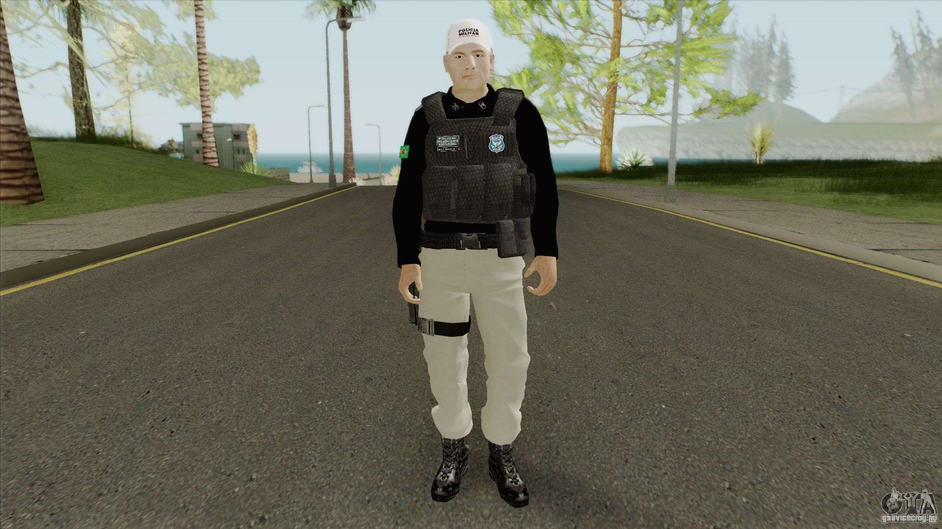 Gta sa gta 5 police skin фото 11