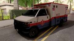 Brute Ambulance GTA 5 White для GTA San Andreas