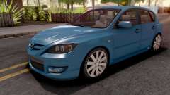 Mazda Speed 3 Blue для GTA San Andreas