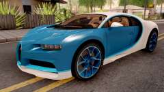Bugatti Chiron Blue для GTA San Andreas