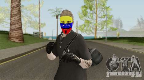 Piel Anonymous Venezuela для GTA San Andreas