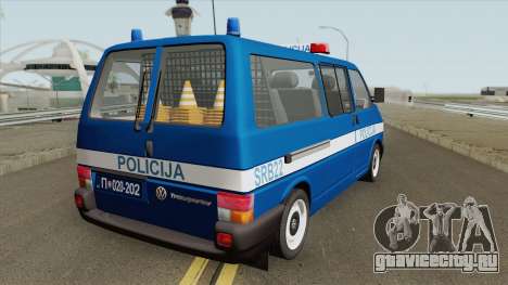 Volkswagen Transporter Mk4 Policija V1 1999 для GTA San Andreas