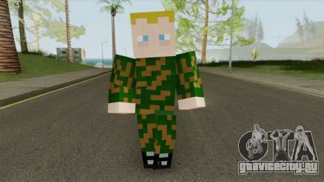 Army Minecraft Skin для GTA San Andreas