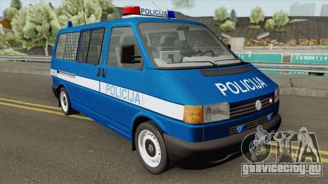 Volkswagen Transporter Mk4 Policija V1 1999 для GTA San Andreas