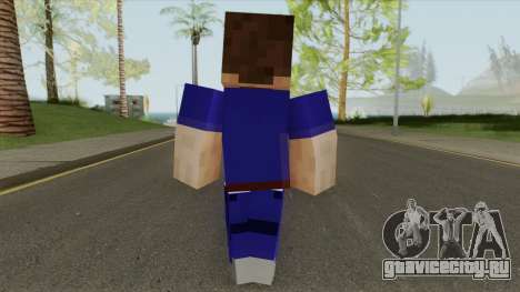 Police Minecraft Skin V1 для GTA San Andreas