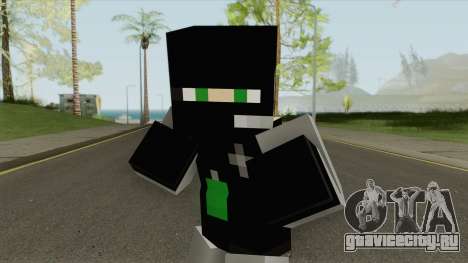 SWAT Minecraft Skin для GTA San Andreas