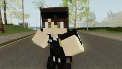 Police Minecraft Skin V2 для GTA San Andreas