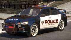Mitsubishi Lancer X Police V1.0 для GTA 4