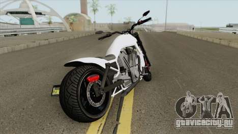 Western Motorcycle Nightblade (Stock) GTA V для GTA San Andreas