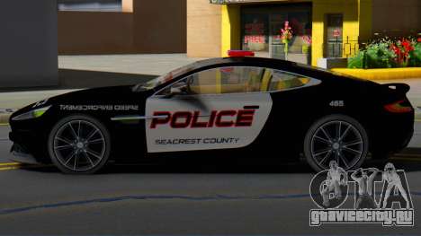 Aston Martin Vanquish Police Version (IVF) для GTA San Andreas