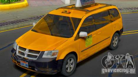 Dodge Grand Caravan 2009 Taxi для GTA San Andreas