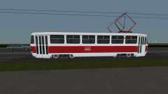 Трамвай Tatra T3SU Учебная для GTA San Andreas