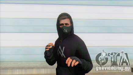 GTA Online Skin Ramdon Alan Walker V1 для GTA San Andreas
