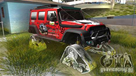 Jeep Wrangler Rubicon Caterpillar для GTA San Andreas