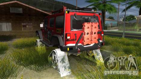 Jeep Wrangler Rubicon Caterpillar для GTA San Andreas