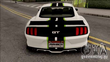 Ford Mustang 2015 NFS Payback Impoved для GTA San Andreas