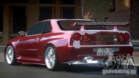 Nissan Skyline R34 H-Tuned для GTA 4