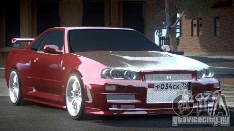 Nissan Skyline R34 H-Tuned для GTA 4