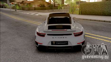 Porsche 911 Stinger GTR 2017 TopCar для GTA San Andreas