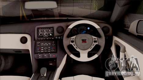 Nissan GTR R35 2015 (SA Lights) для GTA San Andreas