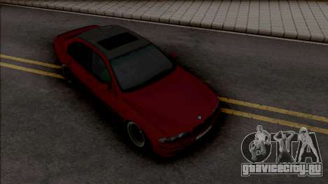 BMW M5 E39 Stanced Red для GTA San Andreas