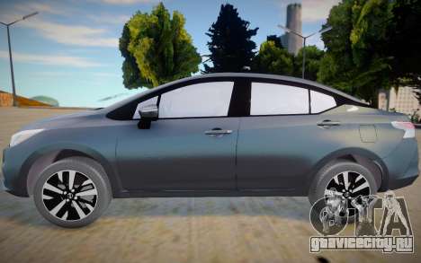 Nissan Versa 2020 (interior lowpoly) для GTA San Andreas
