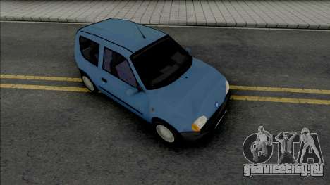 Fiat Seicento Blue для GTA San Andreas