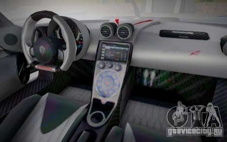 Koenigsegg Agera R APR04 для GTA San Andreas
