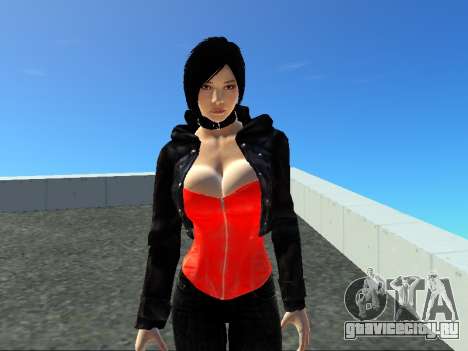 Ada Wong Sexy Jacket Corset для GTA San Andreas