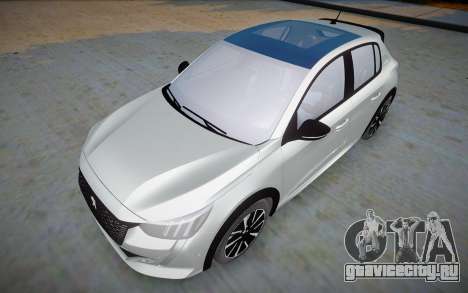 Peugeot 208 2020 (interior lowpoly) для GTA San Andreas