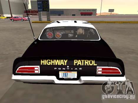 Pontiac Firebird 1970 California Highway Patrol для GTA San Andreas