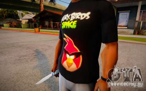 Angry Birds Space T-Shirt для GTA San Andreas