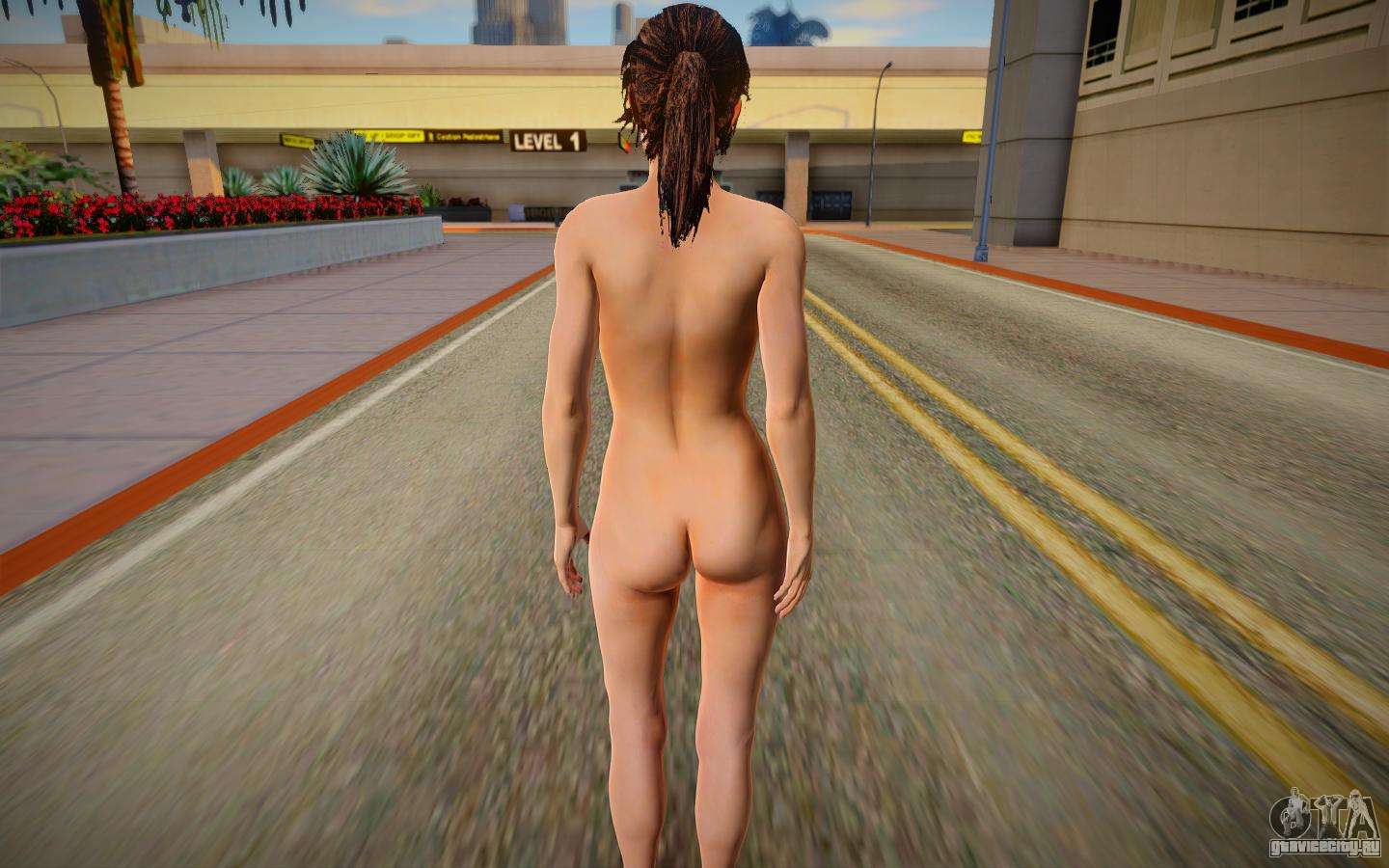 Качественная девушка - Lara Croft Nude from Tomb Raider для GTA San Andreas...