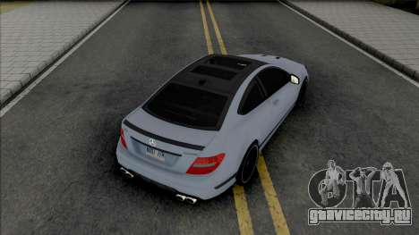 Mercedes-Benz C63 AMG Edition 2014 (SA Lights) для GTA San Andreas
