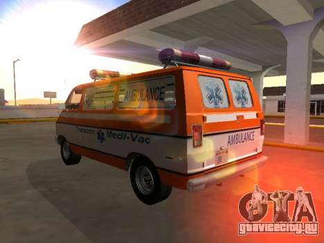 Dodge Tradesman B-200 1976 Ambulance для GTA San Andreas
