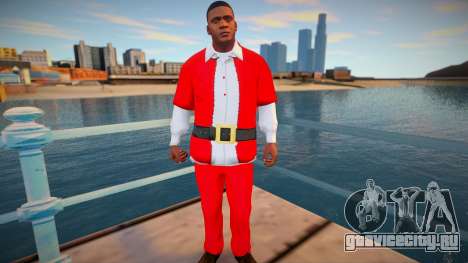 Франклин в Рождественском костюме для GTA San Andreas