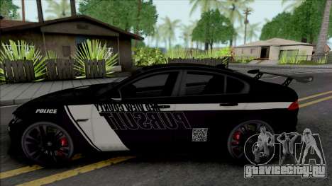 Jaguar XE SV Project 8 2017 Police для GTA San Andreas