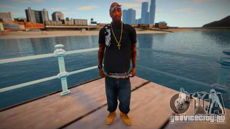 Tupac Shakur v2 для GTA San Andreas