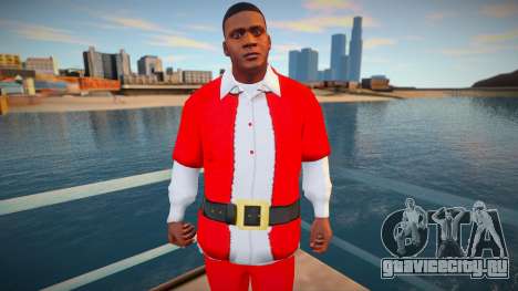 Франклин в Рождественском костюме для GTA San Andreas