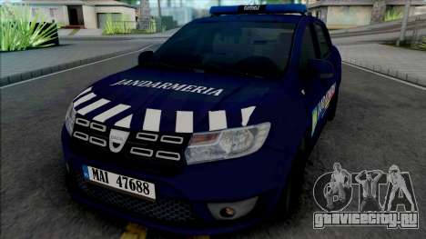 Dacia Logan 2018 Jandarmerie для GTA San Andreas