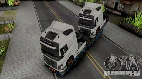 Transporter Cargo Truck Trailer для GTA San Andreas